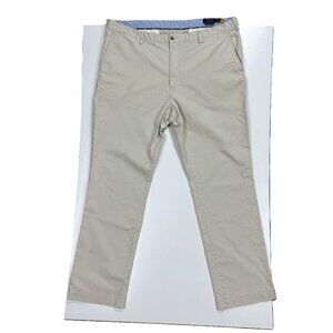 Polo Ralph Men's Big & Tall Bedford Classic-Fit Stretch Chino Pants Khaki-42B/34